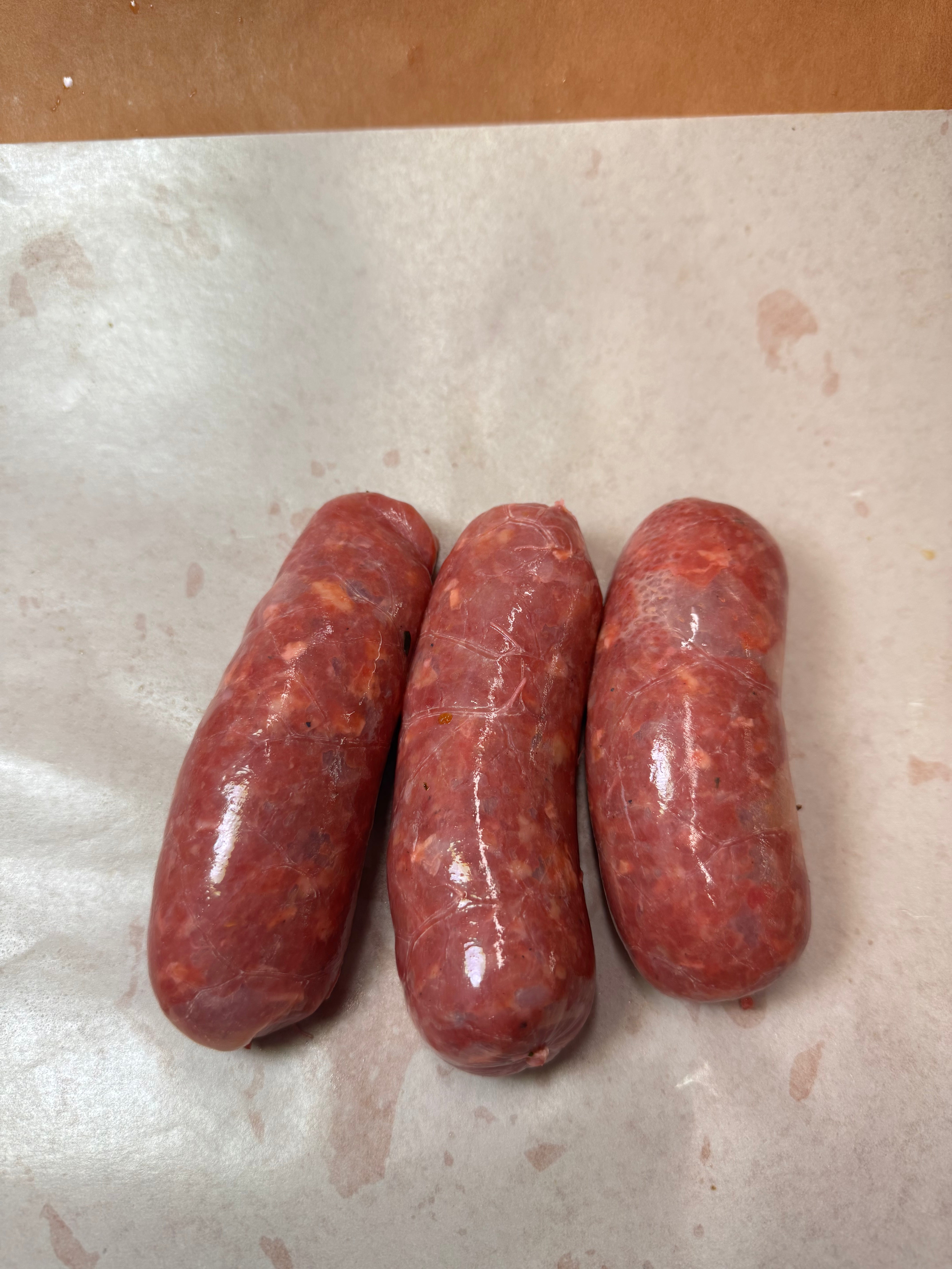 Tandoori flavored Chicken Sausage